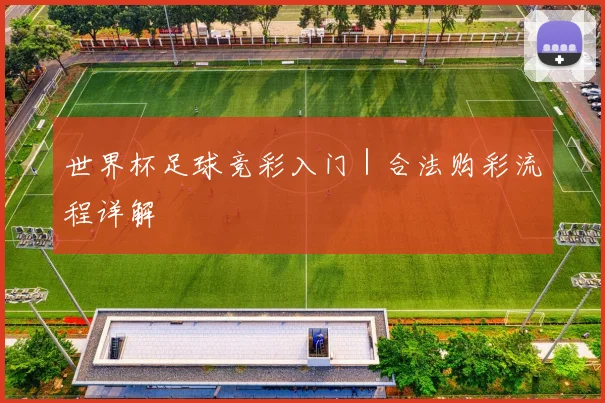 世界杯足球竞彩入门｜合法购彩流程详解